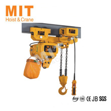 3ton MIT electric chain hoist with plain trolley